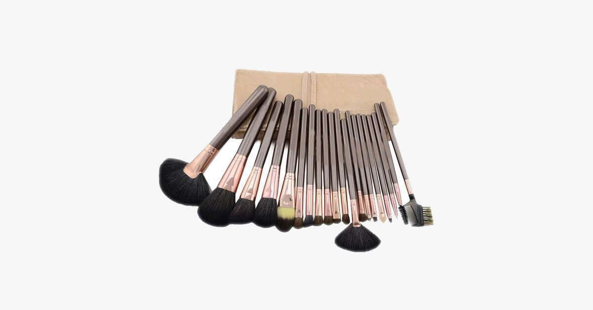 Coco Bronze Brush Set Of 20 Useful For Full Face Makeup
