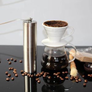 Coffee Grinder Stainless Steel Hand Manual Coffee Bean Burr
