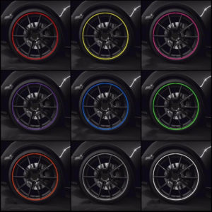 Color Wheel Rims Protectors Decor Strip