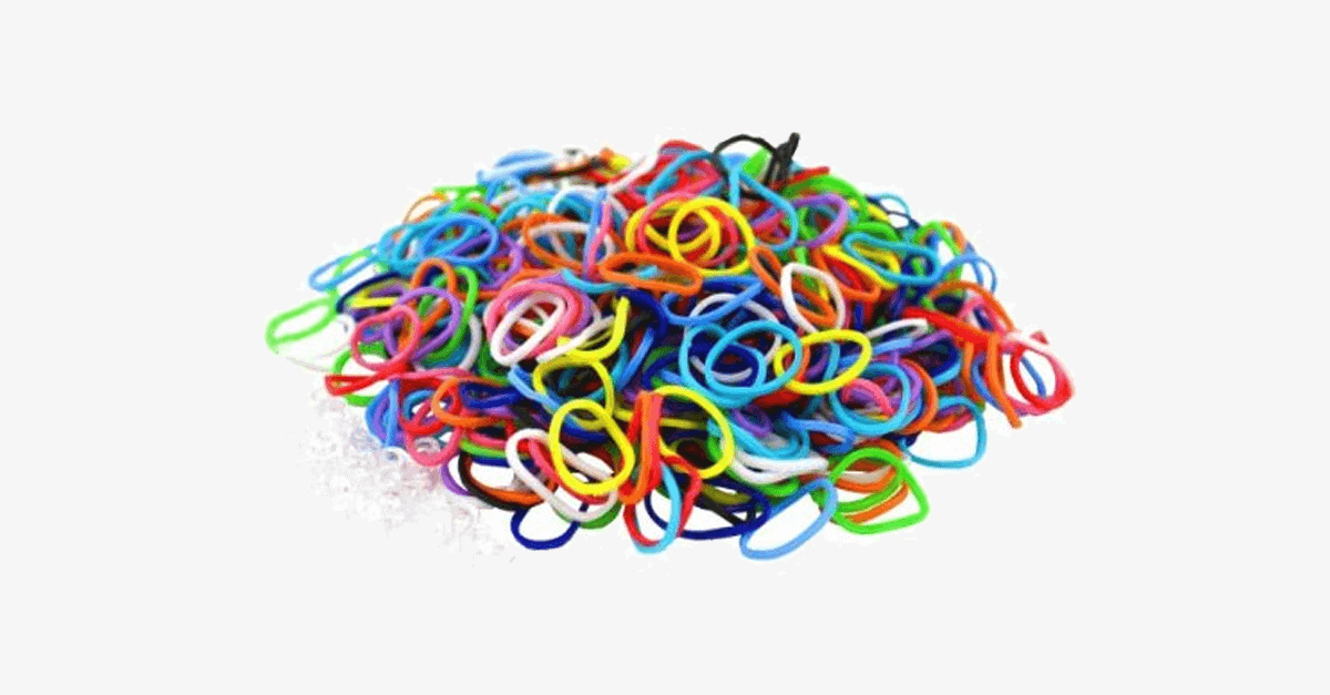 Colorful Loom Bands 600 Pieces Of Vibrant Hues
