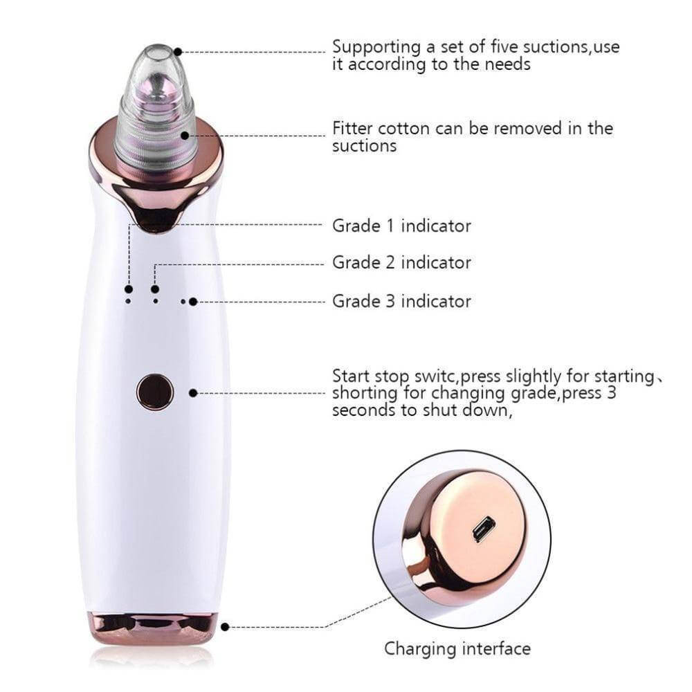 Comedo Blackhead Vacuum Suction Diamond Dermabrasion Machine