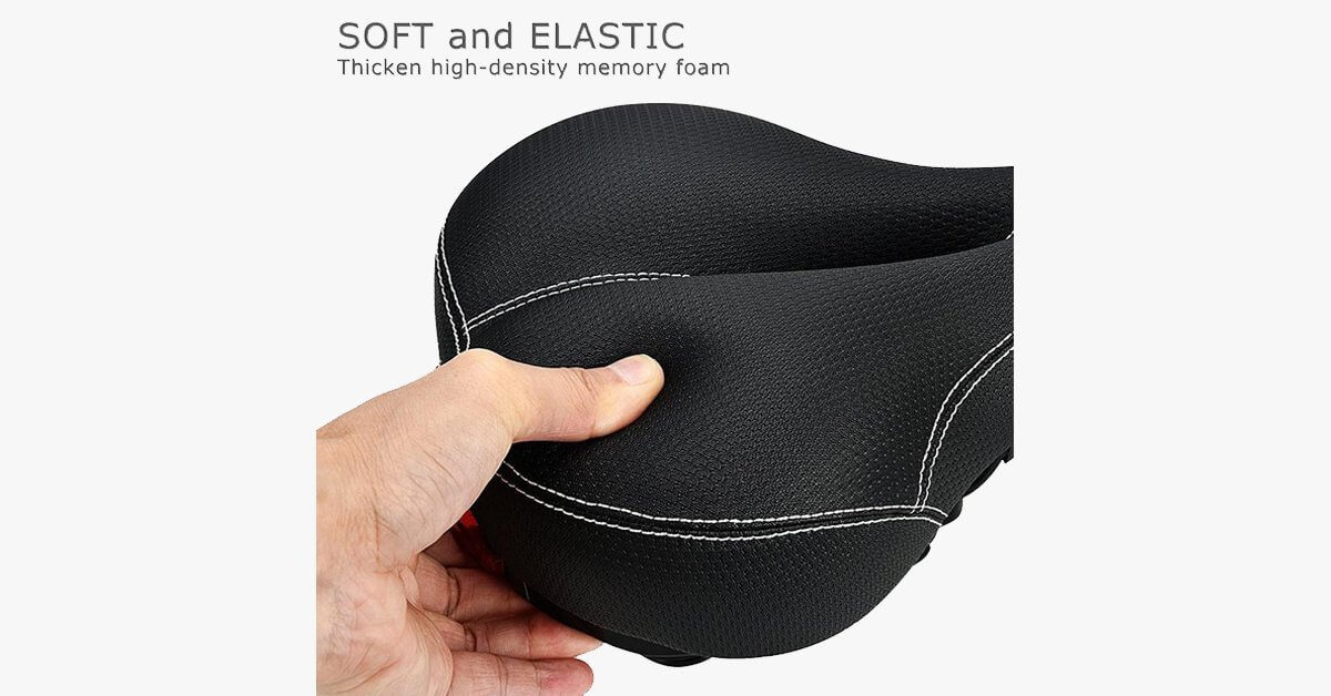 Comfortable Bike Seat With C99 Memory Foam Padded Leather