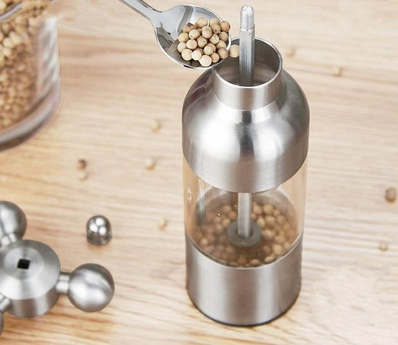 Coolest Stainless Steel Salt Pepper Grinder Inspired By Faucet