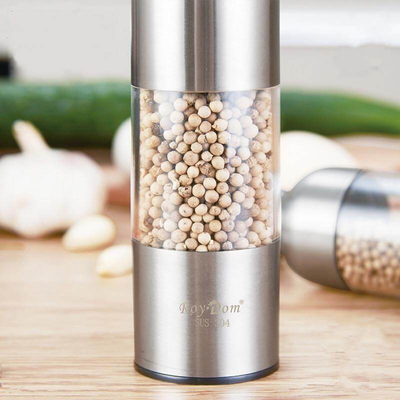 Coolest Stainless Steel Salt Pepper Grinder Inspired By Faucet