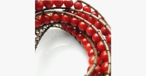 Copy Of Cherry Red Wrap Bracelet