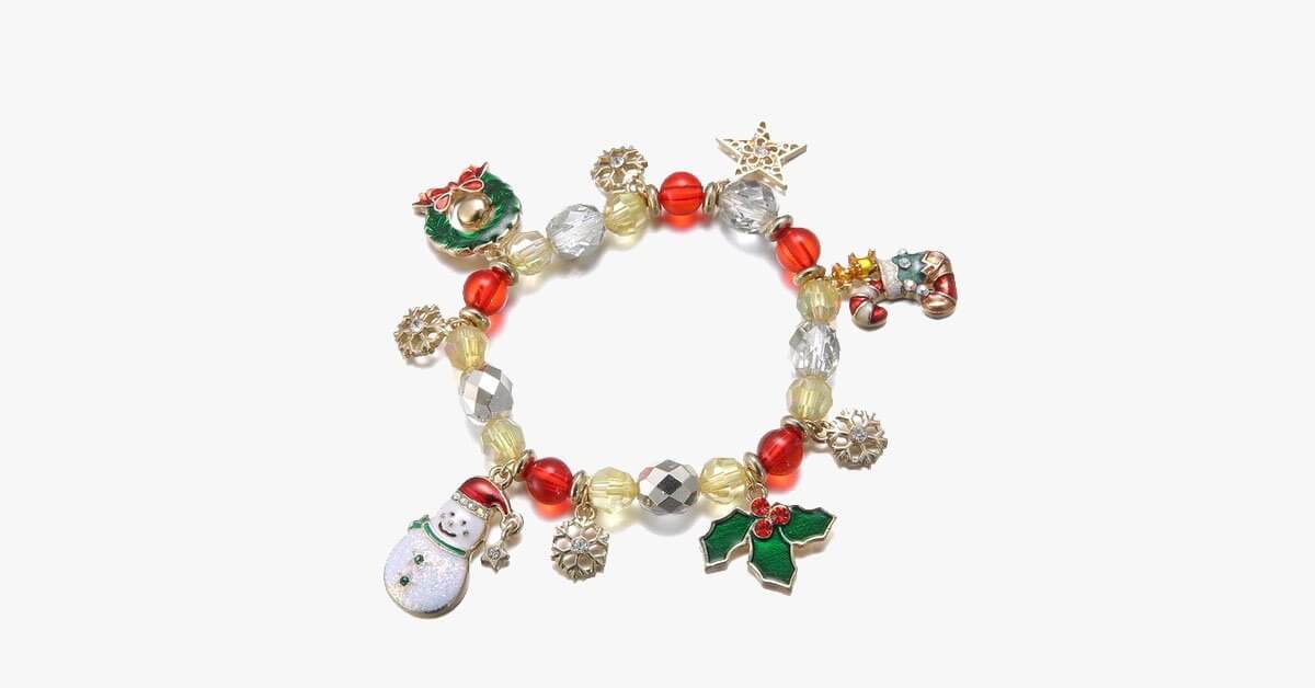 Copy Of White Christmas Charm Bracelet