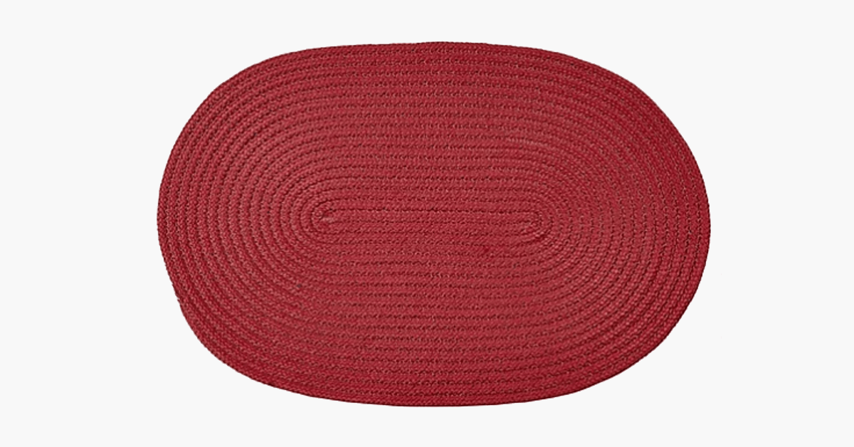 Country Braid Solid Rug