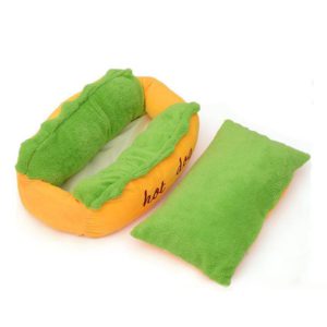 Cozy Cute Bed Kennel Sleeping Cushion Hot Dog Bed Pet