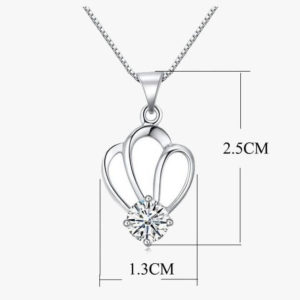 Crown Silver Pendant