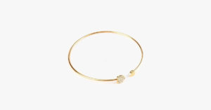 Crystal Heart Bangle