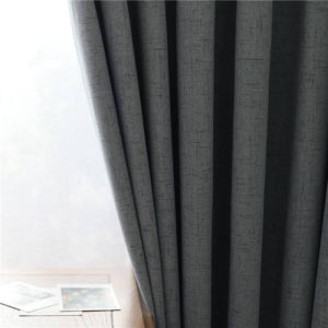 Darpe Faux Linen Curtains
