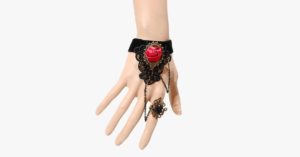 Deep Rose Ring To Wrist Bracelet