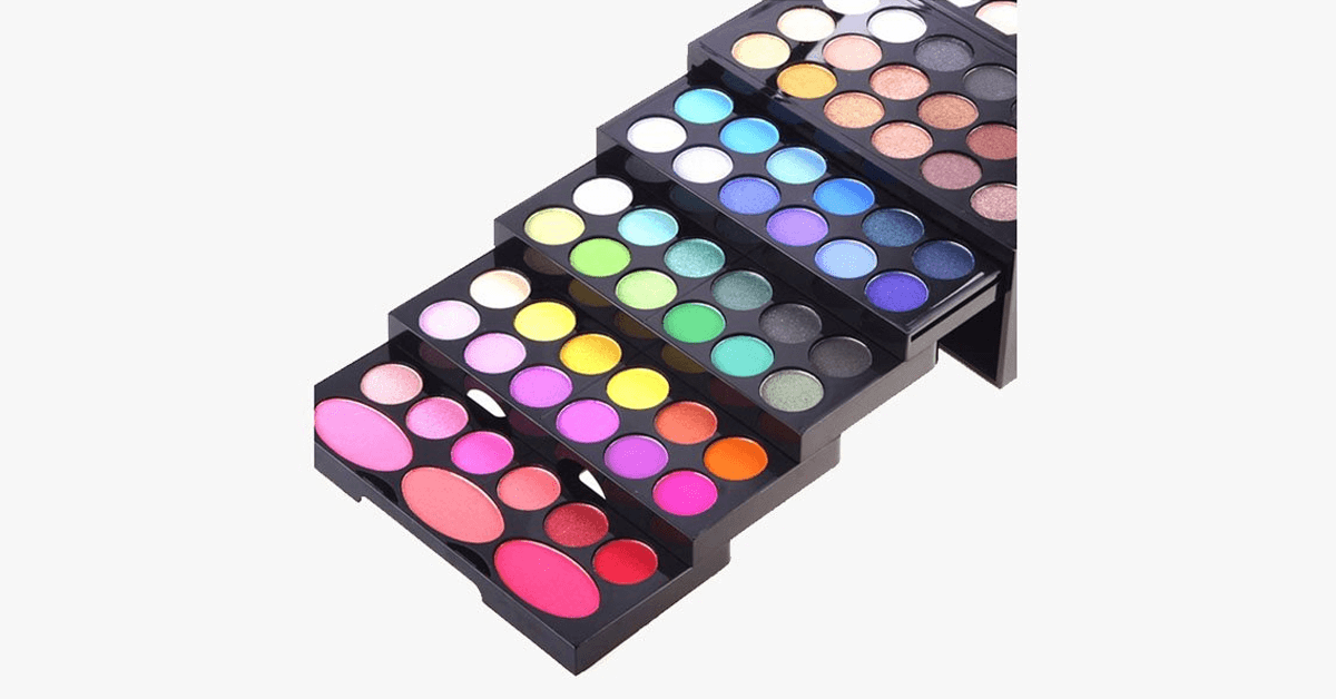 Deluxe Eyeshadow Set With 148 Shades Long Lasting Shades Togive You The Perfect Eye Makeup Finish
