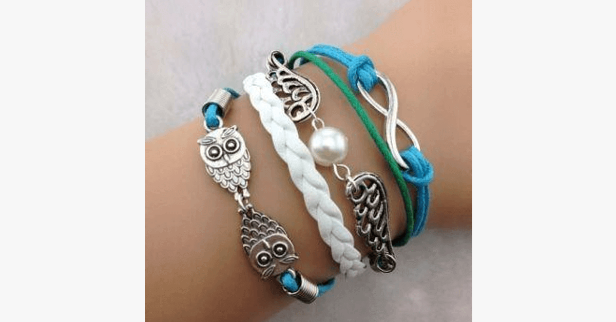 Designer Infinity And Owl Bracelet Channel Your Inner Fashionista