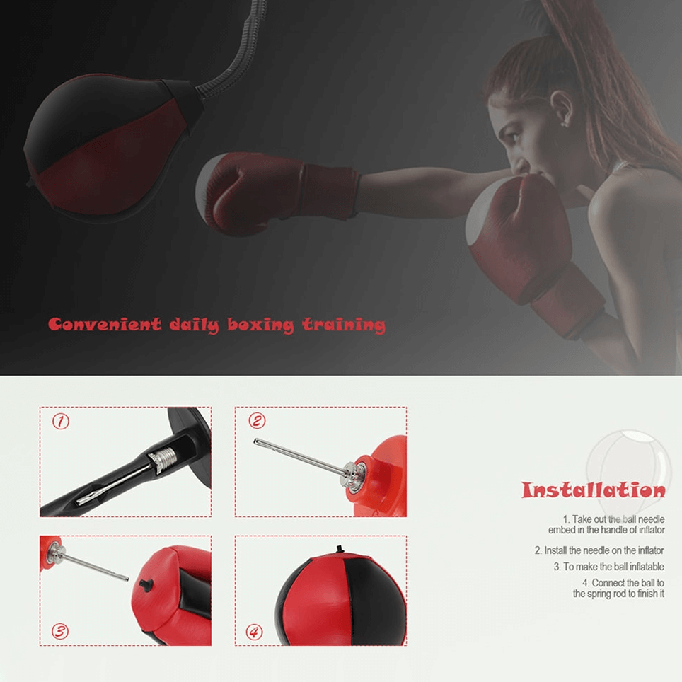 Desktop Punching Bag Stress Relief Standing Boxing Ball
