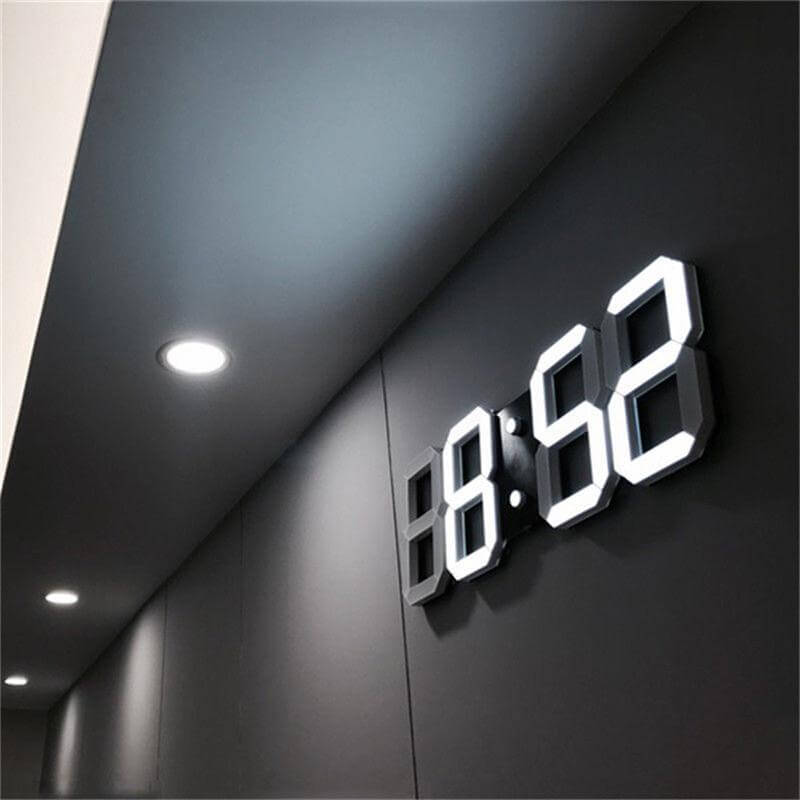 Digital Wall Clock Large Led Wall Clock Modern