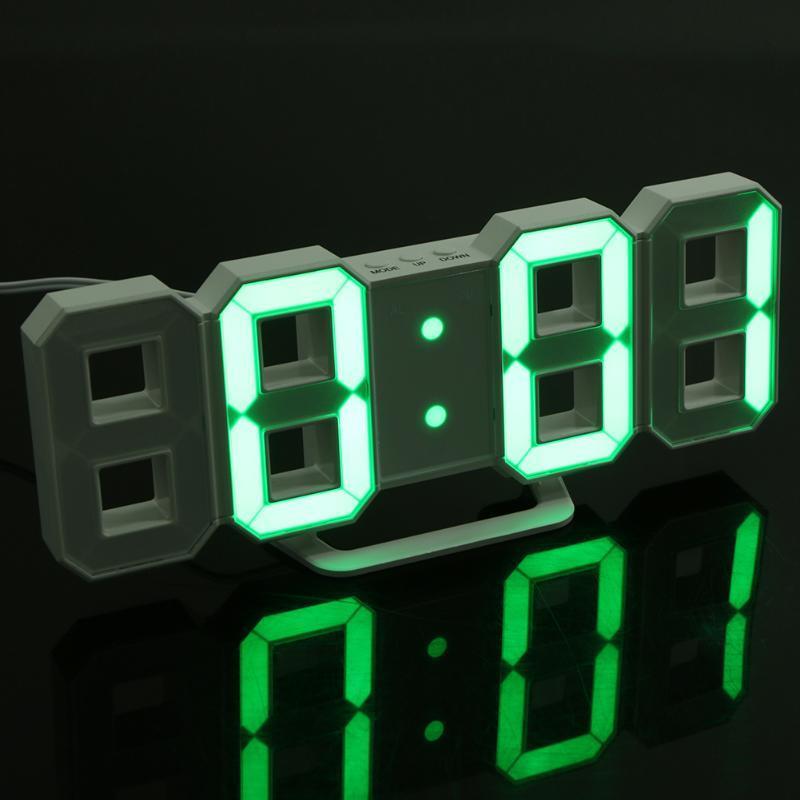 Digital Wall Clock Large Led Wall Clock Modern