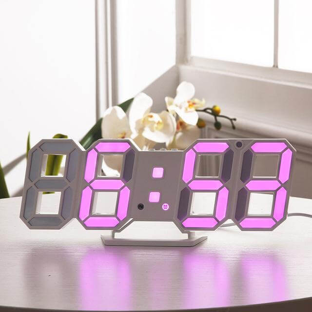 Digital Wall Clock Large Led Wall Clock Modern