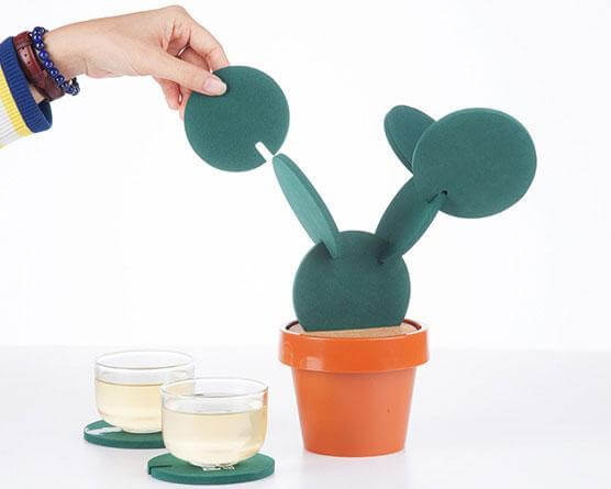 Diy Your Own Cactus Have Fun With Cup Mats