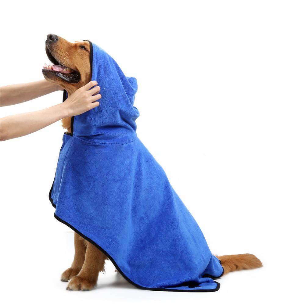 Dog Bathrobe Pet Drying Towel Super Absorbent Microfiber