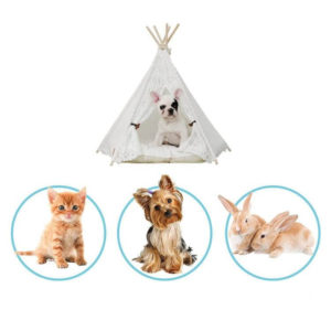 Dog Cat Teepee Pet Tepee Bed Tent Dog House Tipi