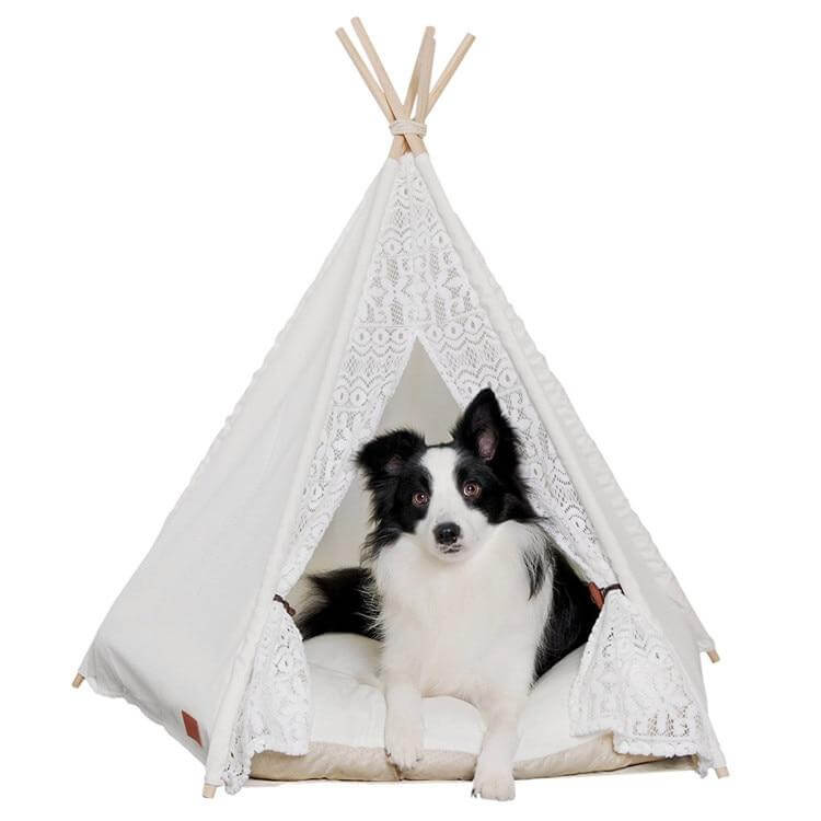 Dog Cat Teepee Pet Tepee Bed Tent Dog House Tipi