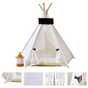 Dog Cat Teepee Pet Tepee Bed Tent Dog House Tipi