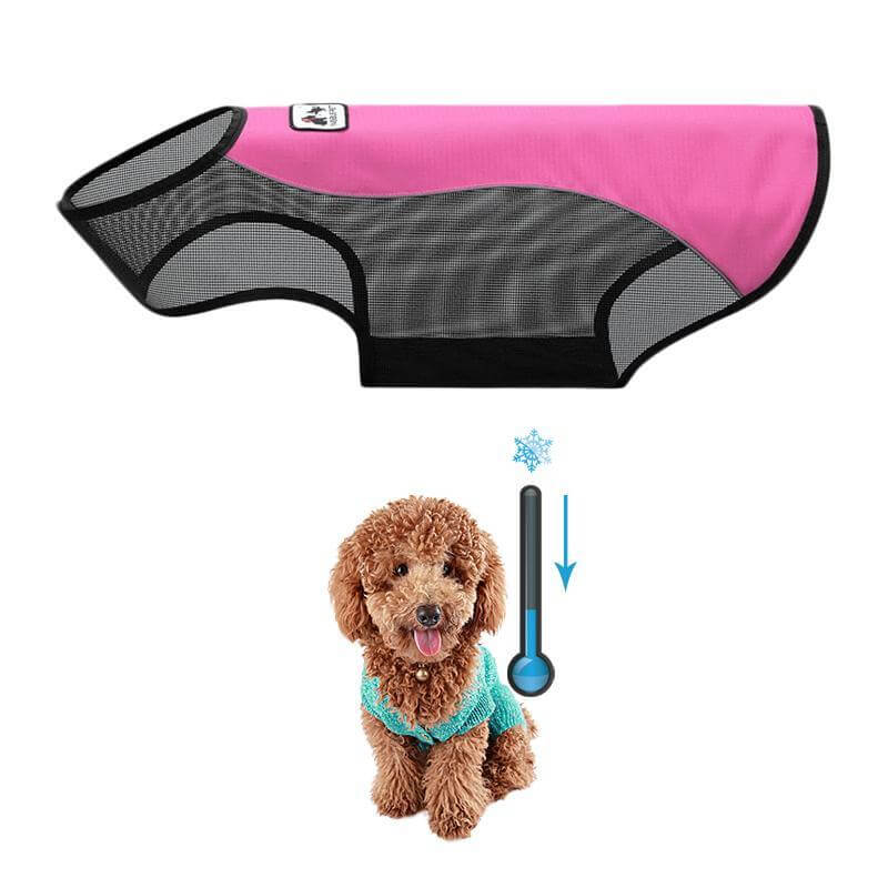 Dog Cooling Vest Cooling Coat Soft Mesh Vest Summer Cooling