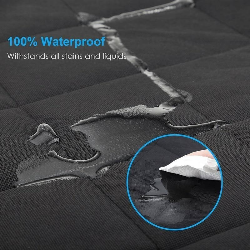 Dog Cover Hammock 600D Heavy Duty Waterproof Scratch Proof Nonslip Durable Soft Pet Back Seat Covers For Cars Trucks And Suvs