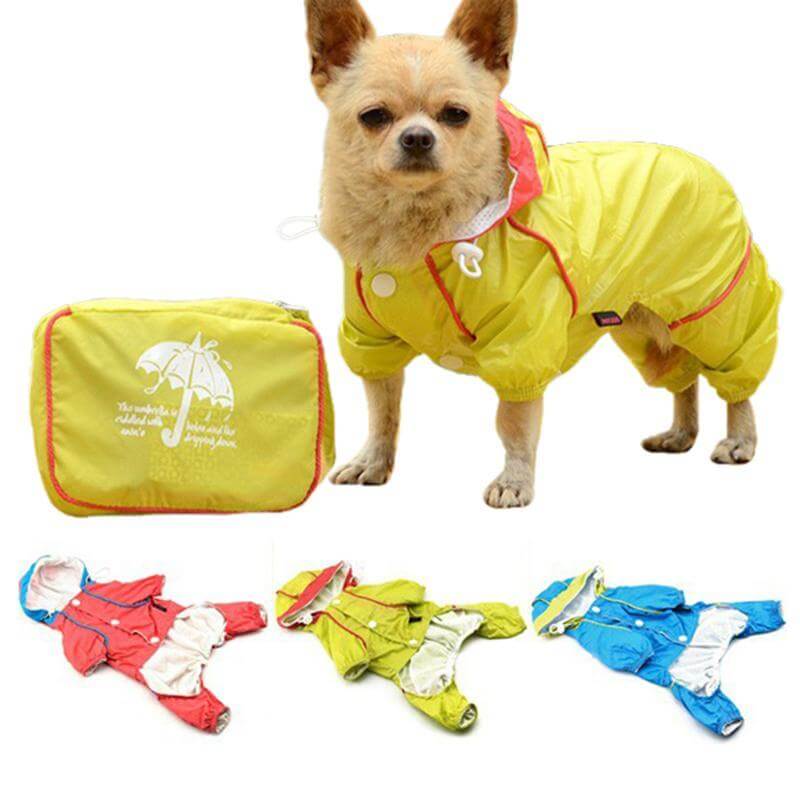 Dog Raincoat Rain Jacket Puppy Anti Wet Waterproof Costume