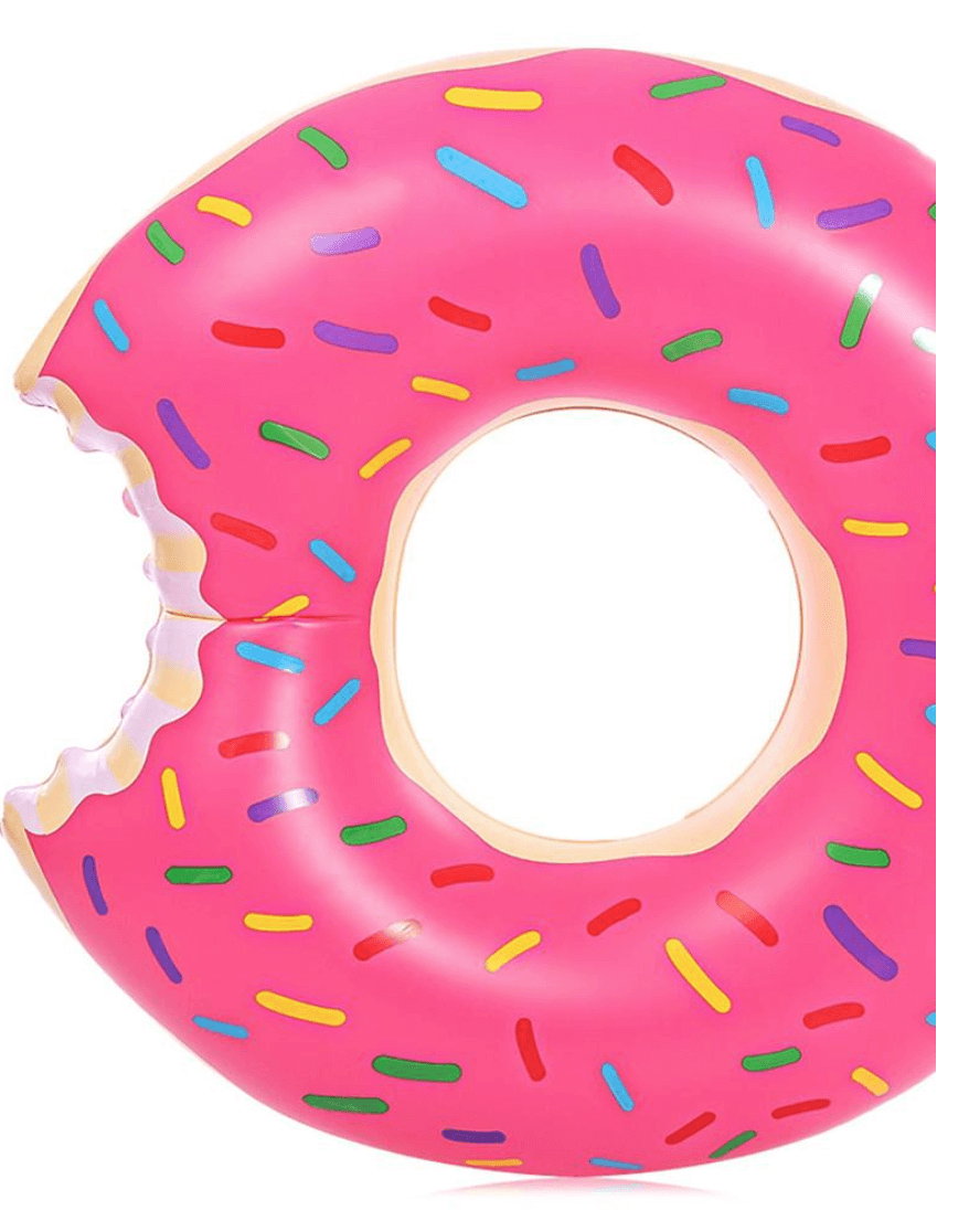 Donut Inflatable Swimming Ring Adult Super Large Gigantic Doughnut Kids Children Summer Party Pool Toys Life Buoy Seat Float