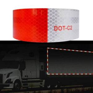 Dot Reflective Tape Red And White Conspiciuity 3M Reflective Tape