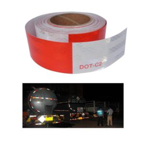Dot Reflective Tape Red And White Conspiciuity 3M Reflective Tape
