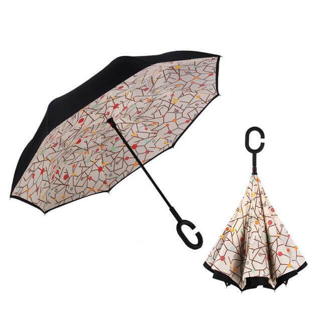 Double Layer Reverse Folding Umbrella