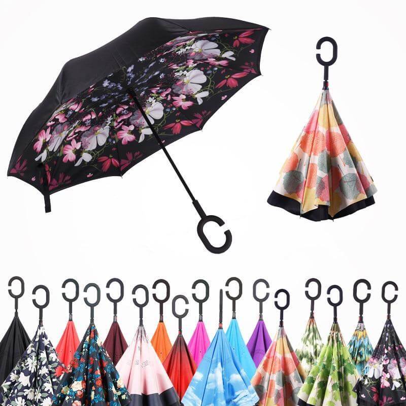 Double Layer Reverse Folding Umbrella