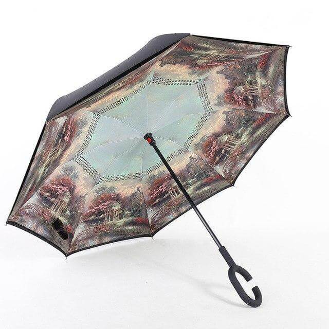 Double Layer Reverse Folding Umbrella