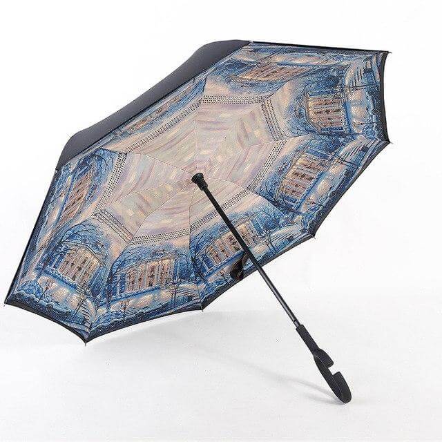 Double Layer Reverse Folding Umbrella