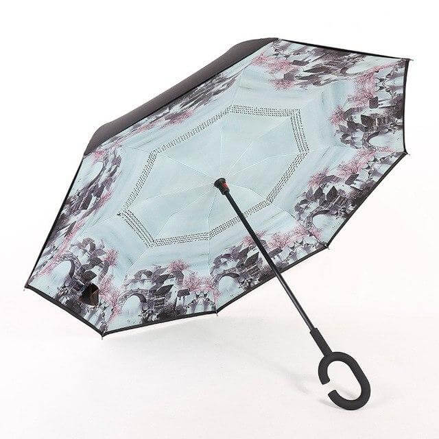 Double Layer Reverse Folding Umbrella