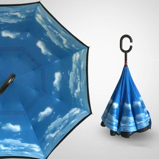 Double Layer Reverse Folding Umbrella