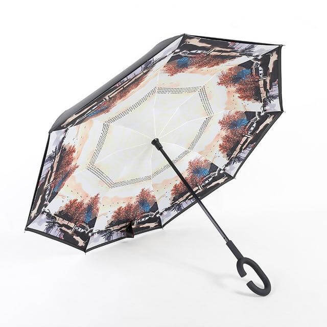 Double Layer Reverse Folding Umbrella