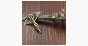 Dragon Sword Mens Stainless Steel Pendant
