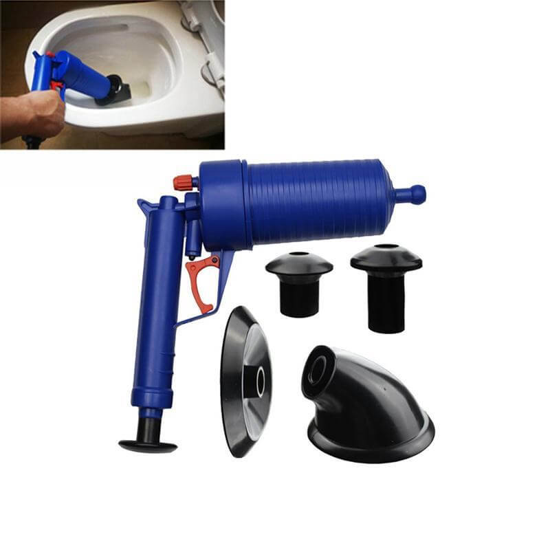 Drain Blaster High Air Pressure Drain Opener For Toilet Kitchen