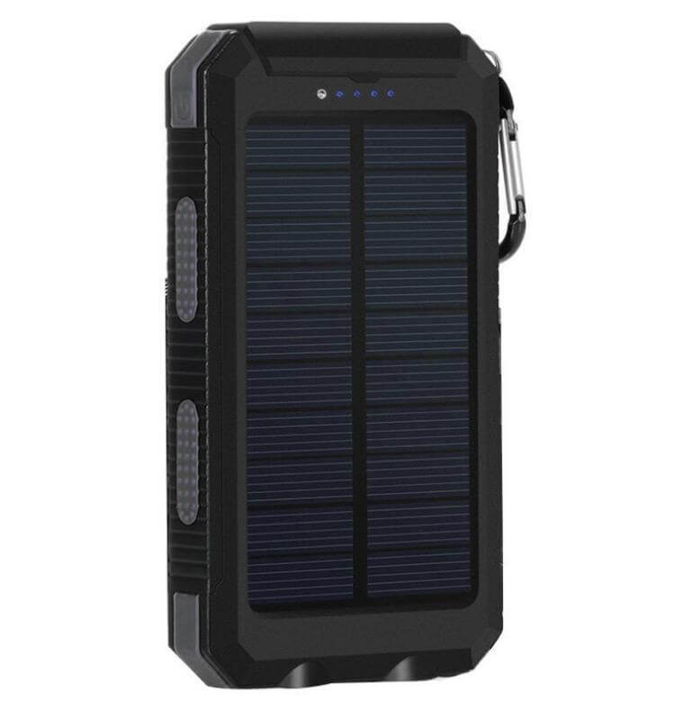 Dual Port Usb Solar Power Bank With Compass Your Best Friend On Adventures