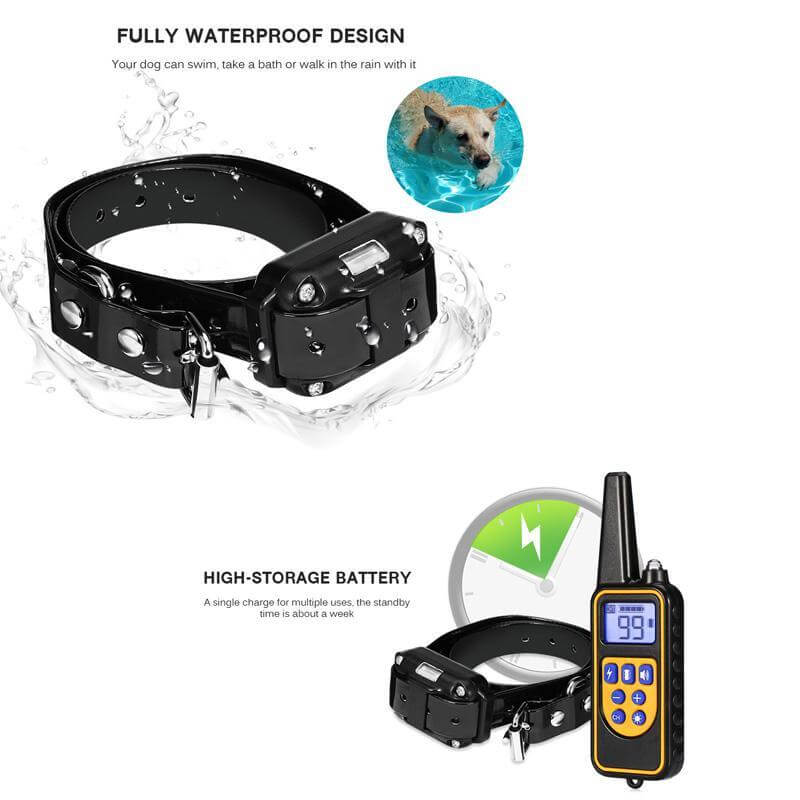 Electric Dog Training Collar Dog Shock Collar Remote