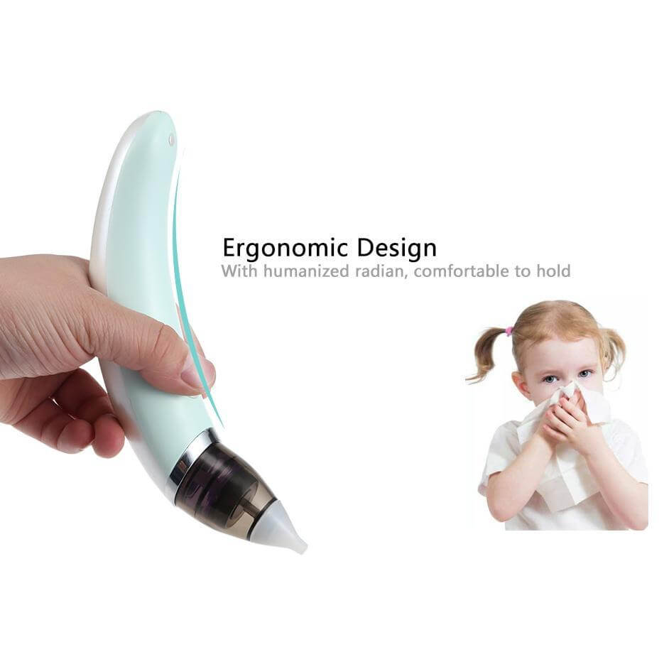Electric Nasal Aspirator Nose Snot Booger Sucker Usb Rechargeable