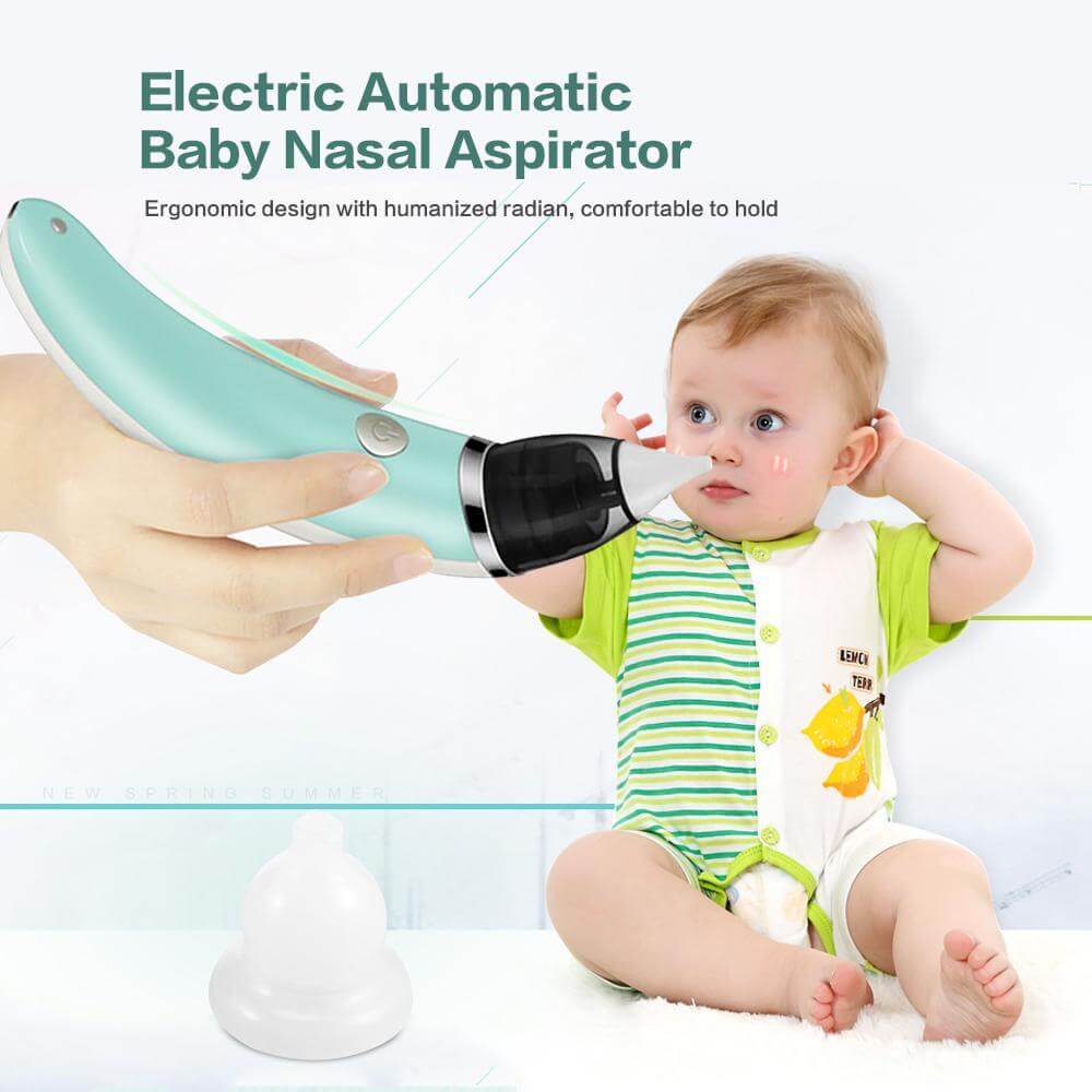 Electric Nasal Aspirator Nose Snot Booger Sucker Usb Rechargeable