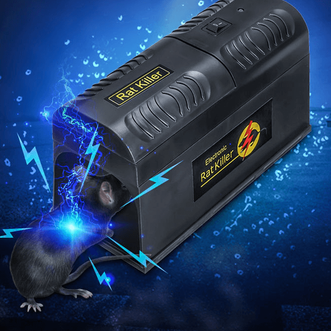 Electric Rat Trap Mice Rat Killer Rodent Zapper Repeller