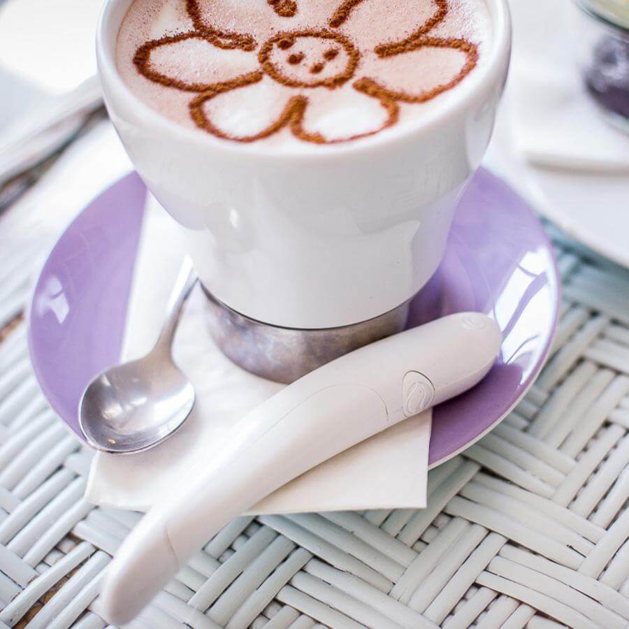 Electric Spice Pen For Latte Food Art