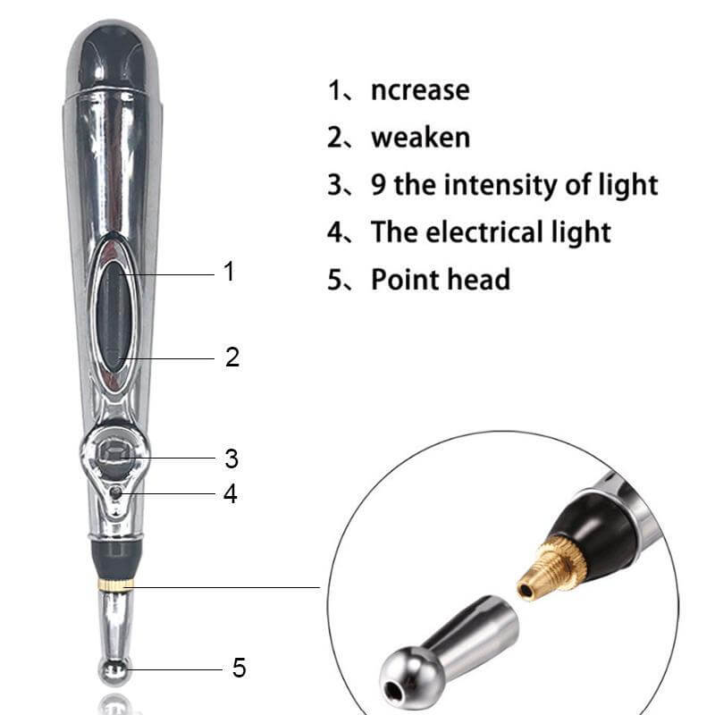 Electronic Acupuncture Pen Laser Magnet Acupuncture Therapy Meridian