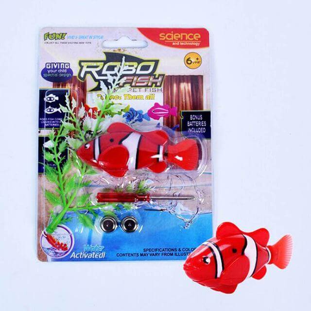 Electronic Robofish Battery Powered Swimming Fish Toy Robot